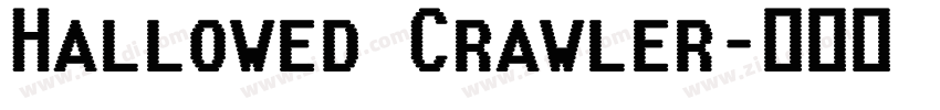 Hallowed Crawler字体转换